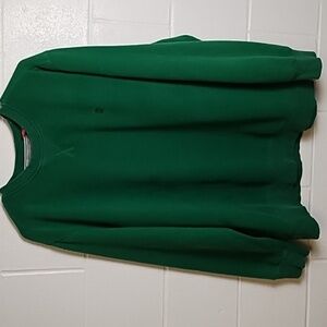 IZOD True John Deere Green Double Stitched Fleece Sweatshirt Men's Extra Large